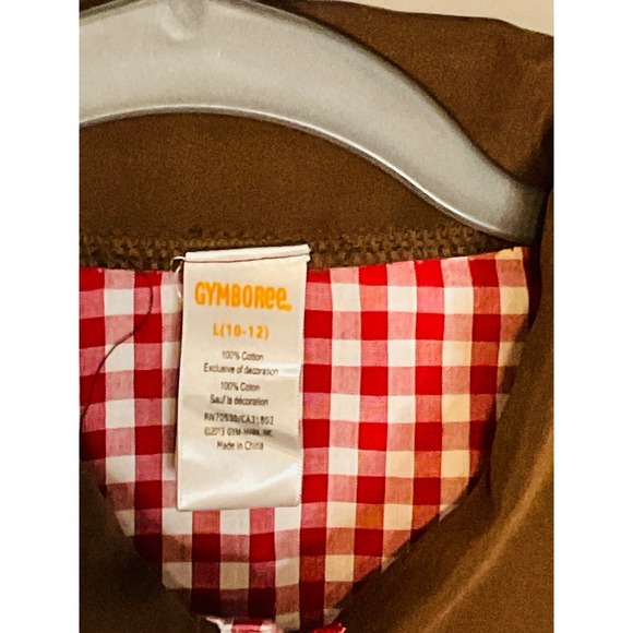 Gymboree cowboy gingham western shirt fringed Halloween costume boys girls 10 12 - Picture 10 of 11